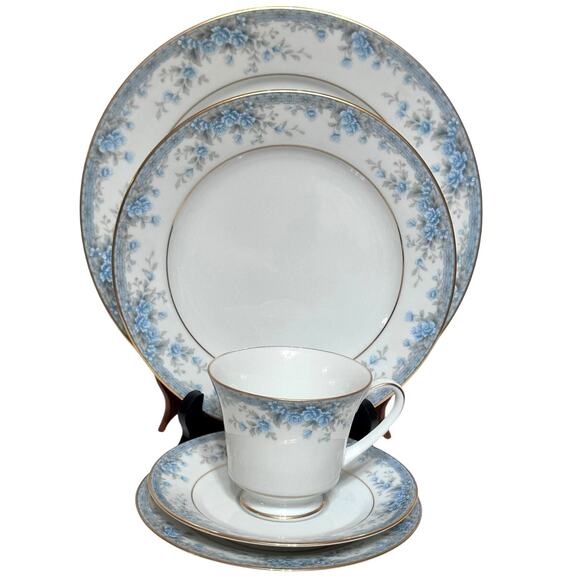 Noritake Contemporary "Avalon" 3390 Five-Piece Place Setting-Excellent Condition - Picture 2 of 5